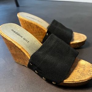 Madden Girl Wedge Sandals - Size 8